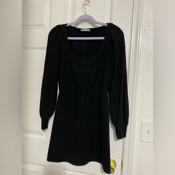 Reformation Jeans black Linah sweater dress - Picture 2 of 7
